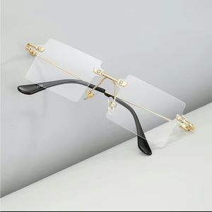Unisex Rimless Glasses